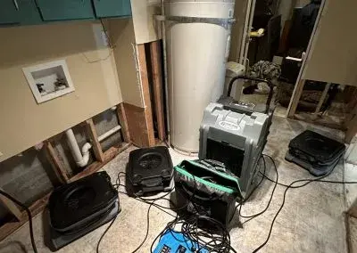 Water-damaged drywall removal during mitigation Idaho Falls